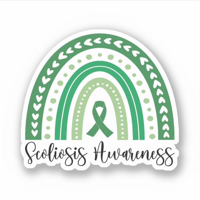 Scoliosis Awareness, Scoliosis Awareness Ribbon (Front)