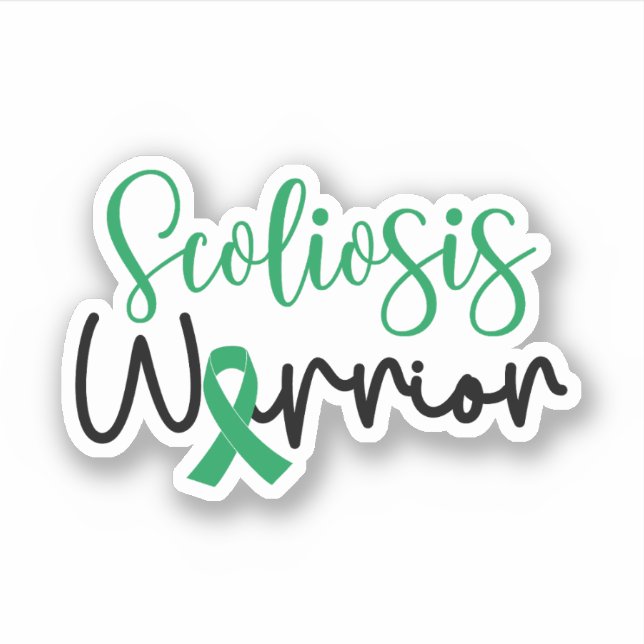 Scoliosis Awareness, Scoliosis Warrior (Front)
