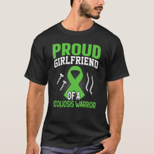 Scoliosis Back Spinal Injury Warrior's Girlfriend  T-Shirt