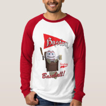 Scolletta "Boston Baseball!" Long Sleeve Raglan