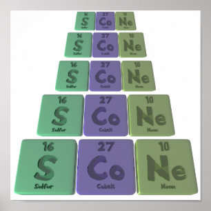 Scone-S-Co-Ne-Sulphur-Cobalt-Neon.png Poster