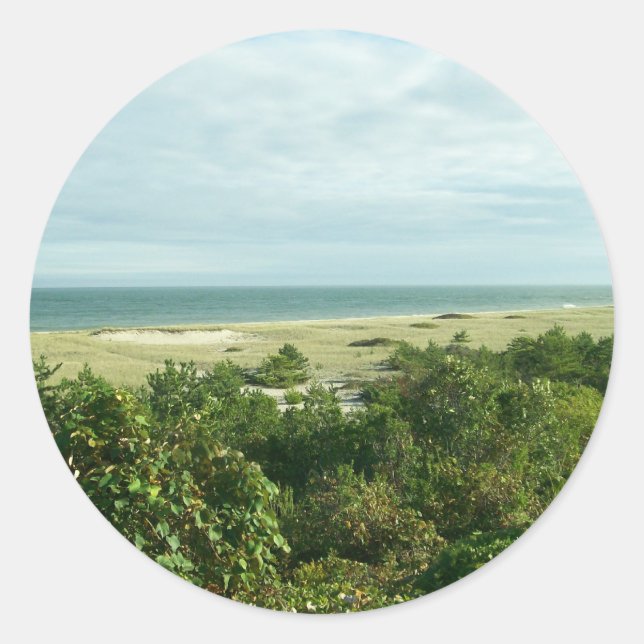 Sconset Shoreline Classic Round Sticker (Front)