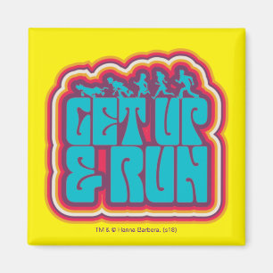 Scooby and the Gang "Get Up & Run" Graphic Magnet