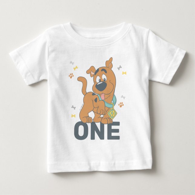 Scooby-Doo 1st Birthday Baby T-Shirt (Front)