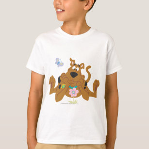 Scooby-Doo Admiring Flower T-Shirt