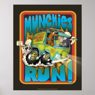 Scooby-Doo and Shaggy "Munchies Run!" Poster