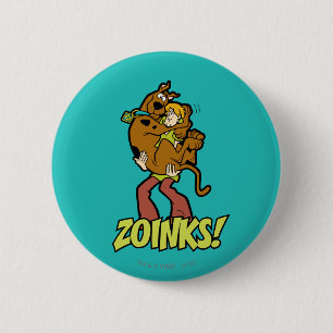 Scooby-Doo and Shaggy Zoinks! 6 Cm Round Badge