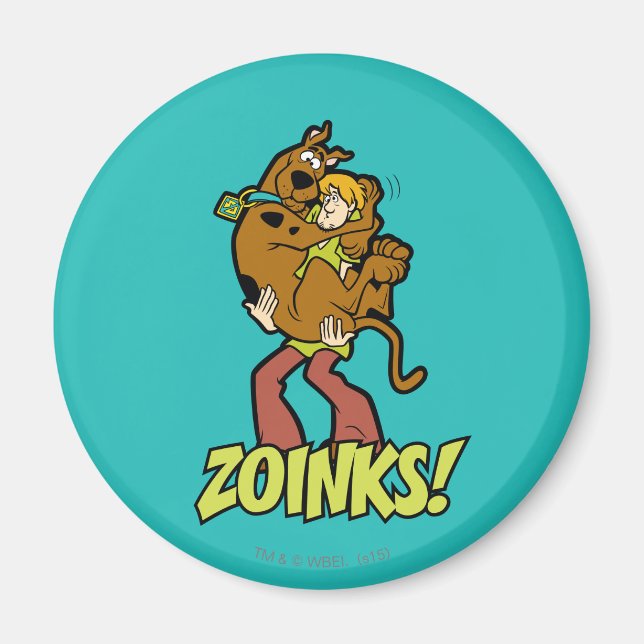 Scooby-Doo and Shaggy Zoinks! Magnet (Front)