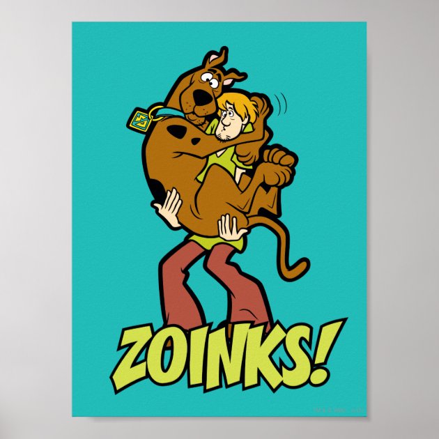 Scooby-Doo And Shaggy Zoinks! Poster | Zazzle