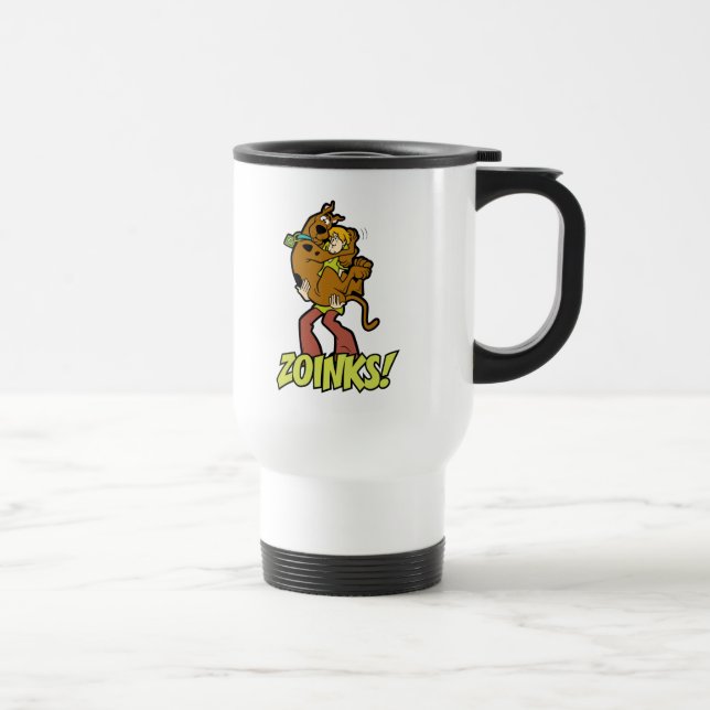 Scooby-Doo and Shaggy Zoinks! Travel Mug (Right)