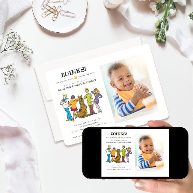 Scooby-Doo and the Gang Groovy Birthday - Photo Invitation (Creator Uploaded)