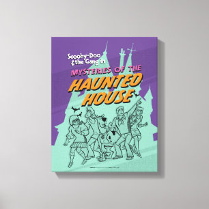 Scooby-Doo and the Gang "Haunted House" Canvas Print