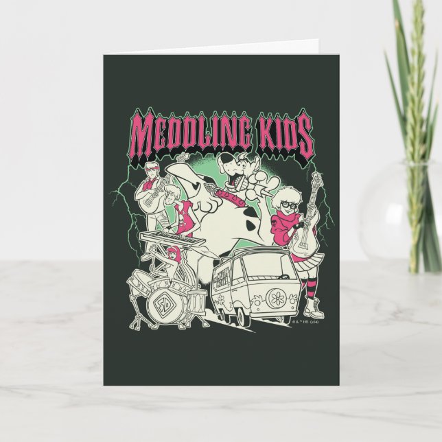 Scooby-Doo and the Gang Meddling Kids Punk Band Card (Front)