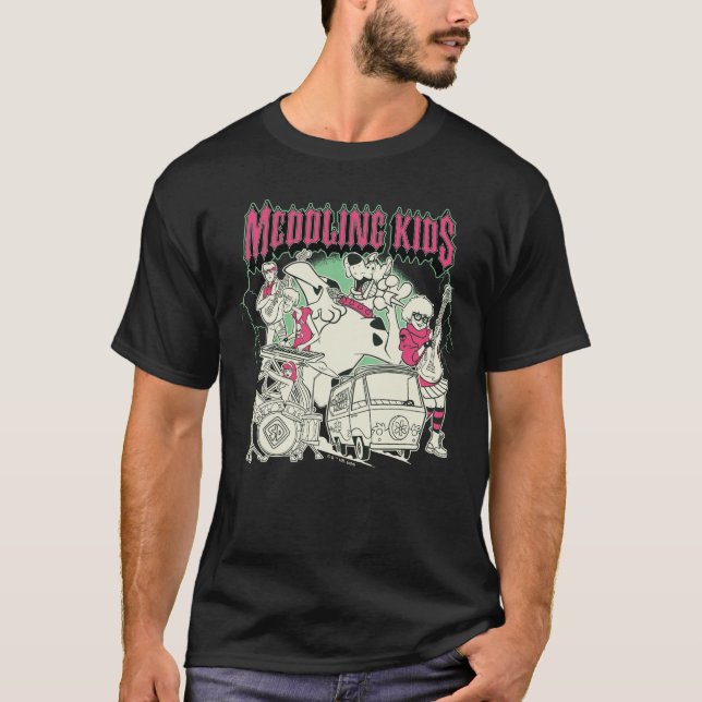 Scooby-Doo and the Gang Meddling Kids Punk Band T-Shirt (Front)