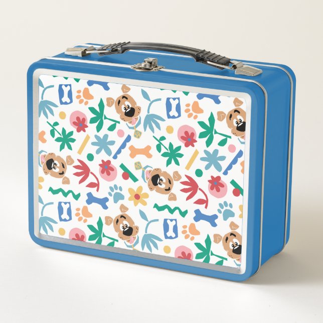 Scooby-Doo | Baby Scooby-Doo So Cute Pattern Metal Lunch Box (Front)