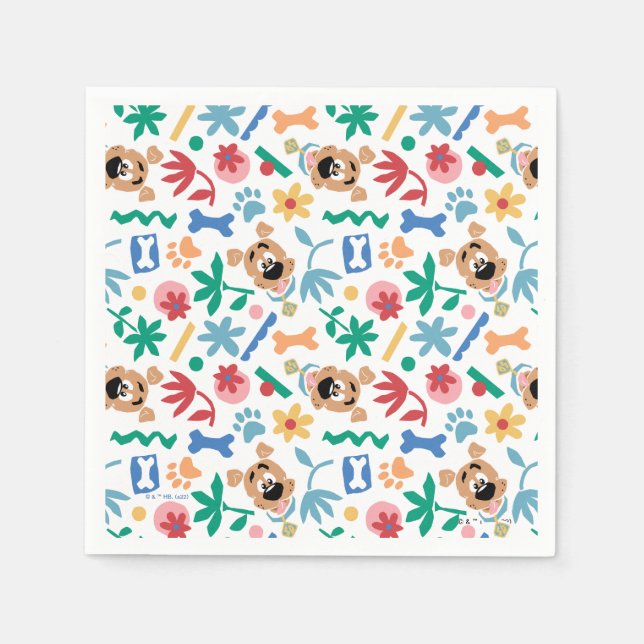 Scooby-Doo | Baby Scooby-Doo So Cute Pattern Napkin (Front)