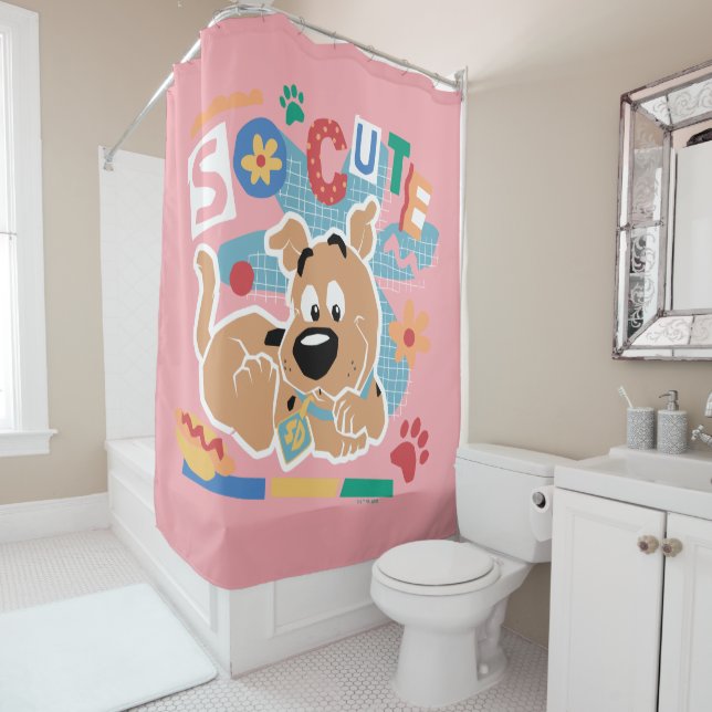 Scooby-Doo | Baby Scooby-Doo So Cute Shower Curtain (In Situ)