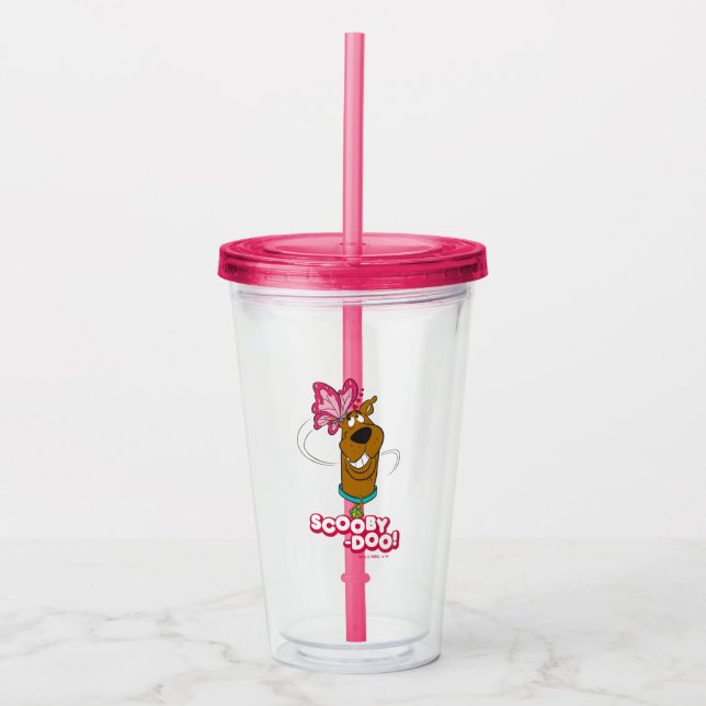 Scooby-Doo Butterfly Kisses 2 Acrylic Tumbler (Front)