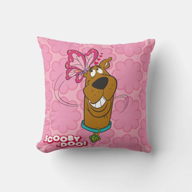 Scooby-Doo Butterfly Kisses Cushion (Front)