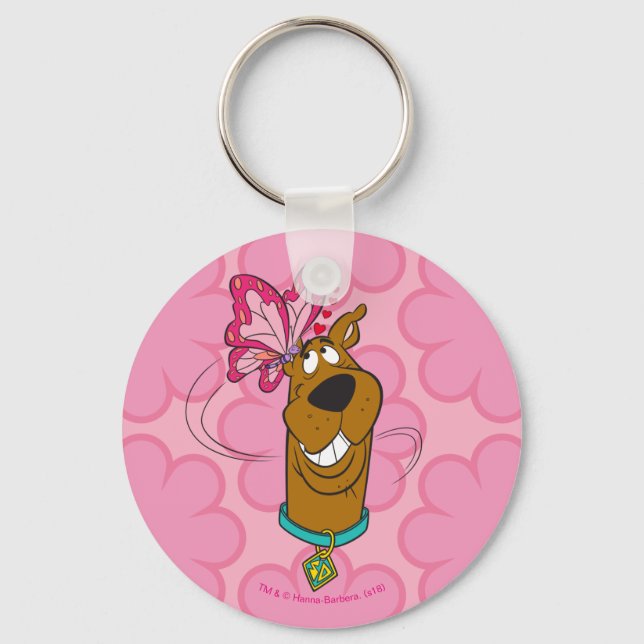 Scooby-Doo Butterfly Kisses Key Ring (Front)