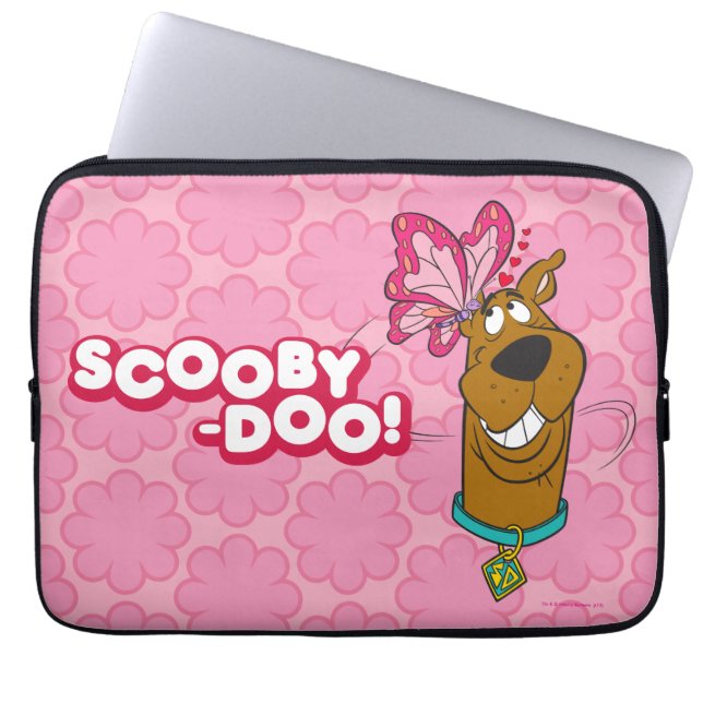 Scooby-Doo Butterfly Kisses Laptop Sleeve (Front)