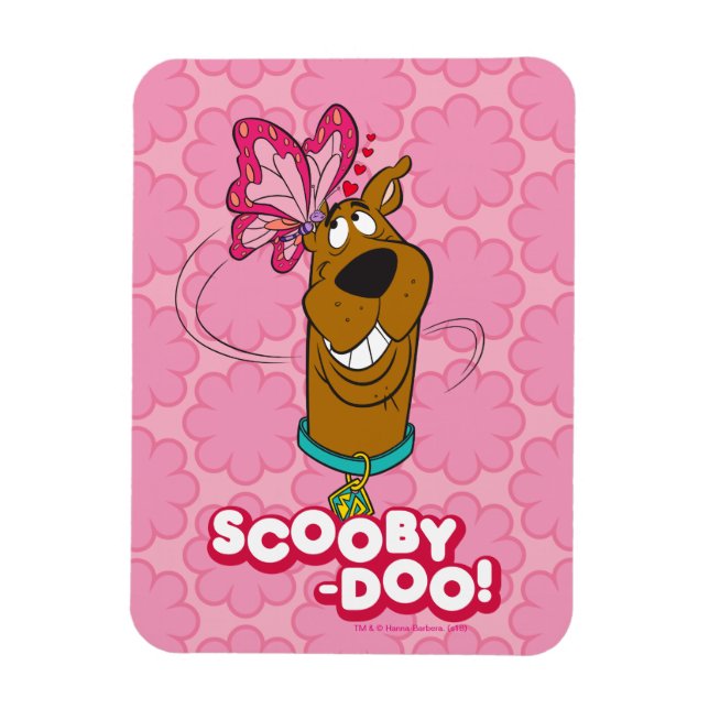 Scooby-Doo Butterfly Kisses Magnet (Vertical)
