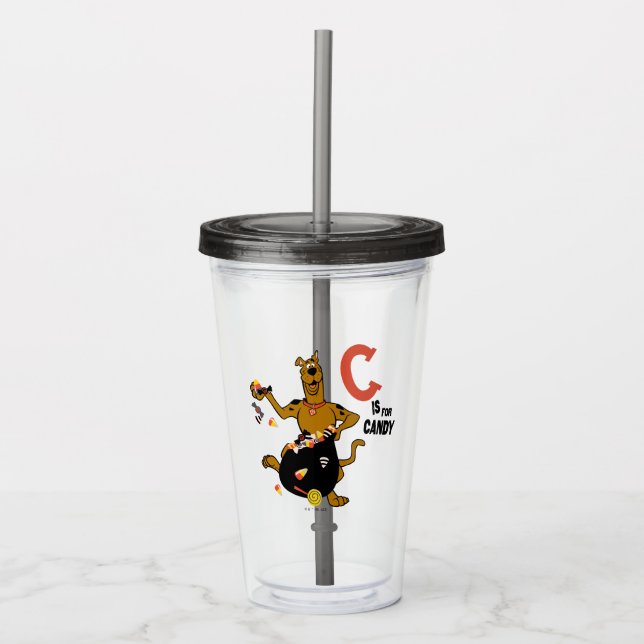 Scooby-Doo | C is for Candy Acrylic Tumbler (Front)