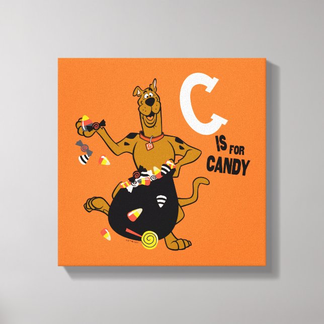 Scooby-Doo | C is for Candy Canvas Print (Front)