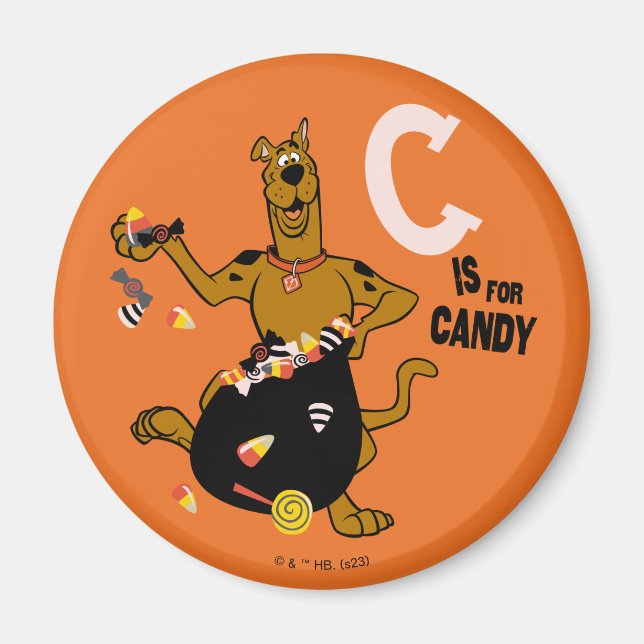 Scooby-Doo | C is for Candy Magnet (Front)
