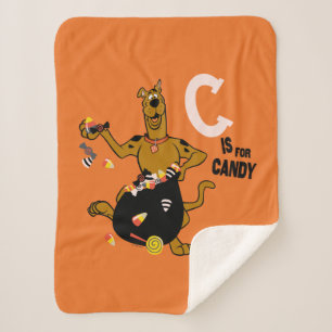 Scooby-Doo   C is for Candy Sherpa Blanket