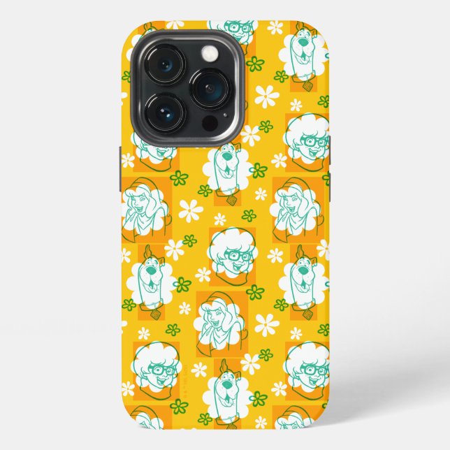 Scooby-Doo | Character Floral Pattern iPhone Case (Back)