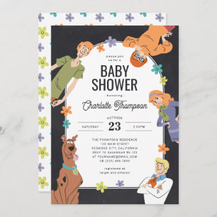 Scooby-Doo Characters   Groovy Baby Shower Invitation