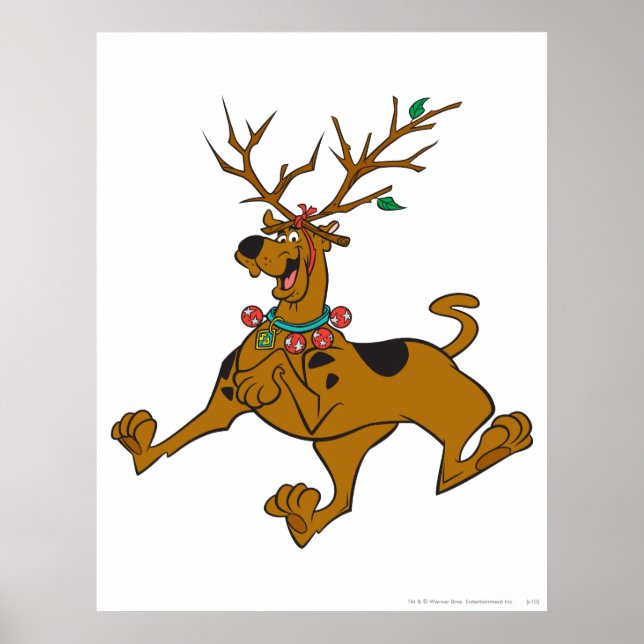 Scooby-Doo Christmas Holiday Antlers Poster (Front)
