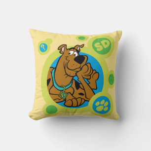 Scooby-Doo Circles SD Badge Cushion
