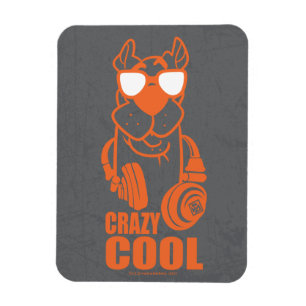 Scooby-Doo "Crazy Cool" Headphone Graphic Magnet