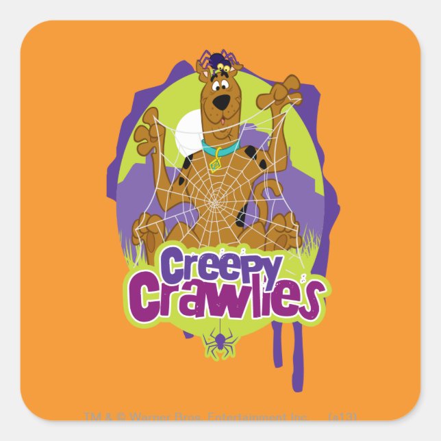 Scooby-Doo Creepy Crawlies Square Sticker (Front)