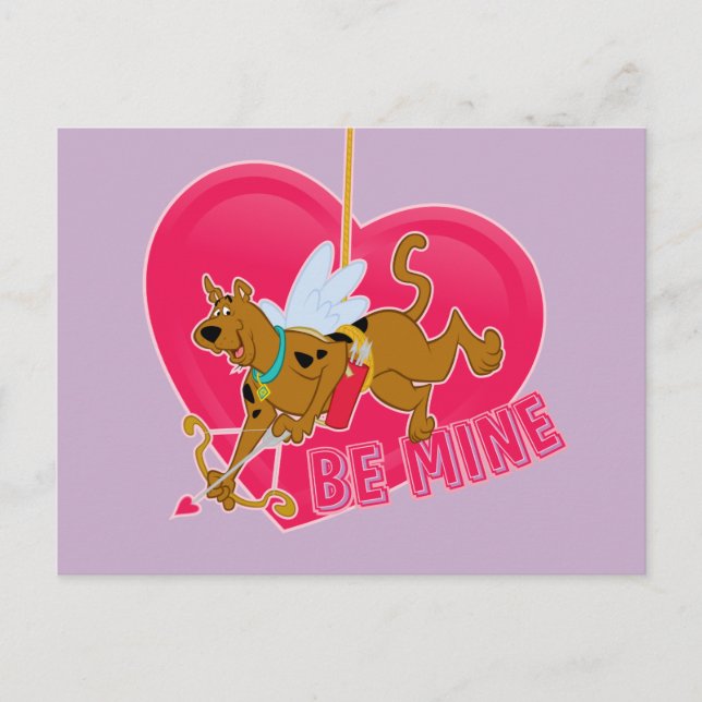 Scooby-Doo Cupid - Be Mine Holiday Postcard (Front)