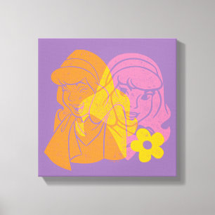 Scooby-Doo Daphne Flower Portrait Canvas Print