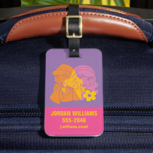 Scooby-Doo   Daphne Flower Portrait Luggage Tag