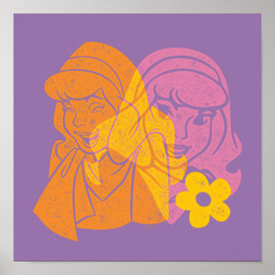 Scooby-Doo   Daphne Flower Portrait Poster