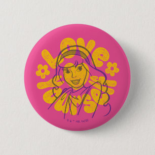 Scooby-Doo   Daphne Love Yourself 6 Cm Round Badge