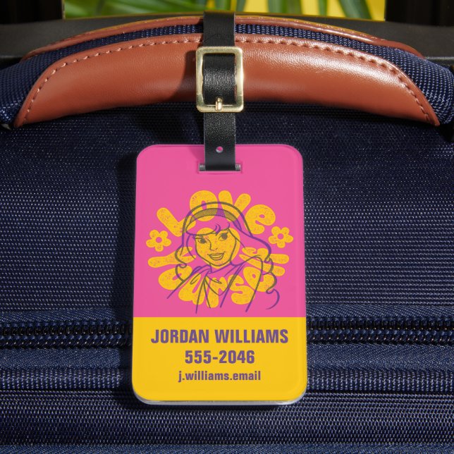Scooby-Doo | Daphne Love Yourself Luggage Tag (Front Insitu 2)