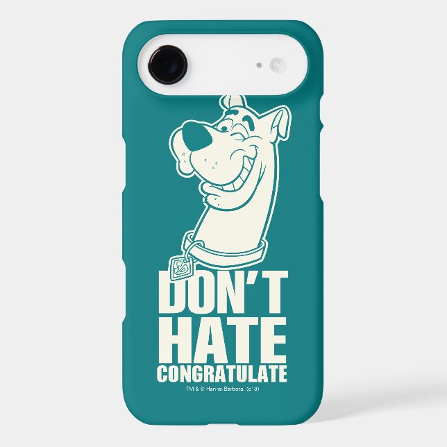 Scooby-Doo "Don't Hate, Congratulate" Graphic Case-Mate iPhone Case (Back)