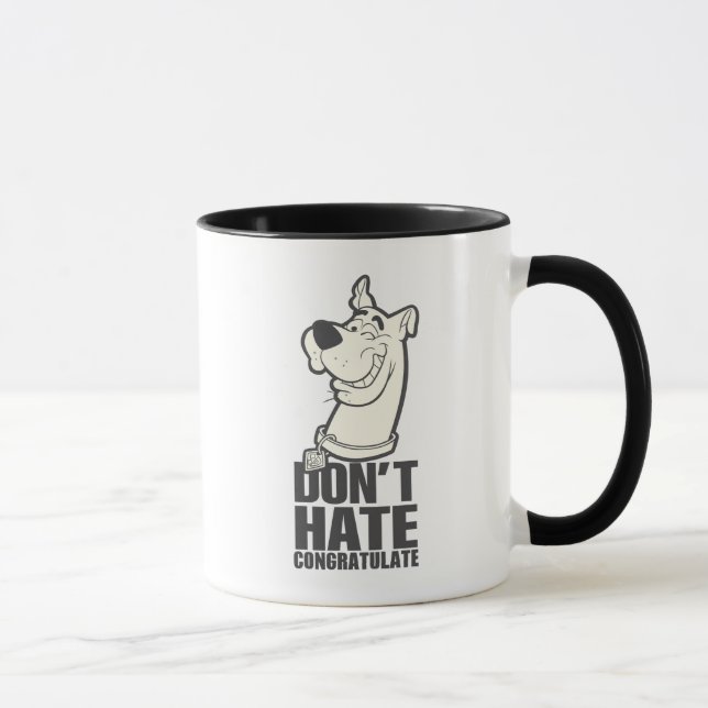 Scooby-Doo "Don't Hate, Congratulate" Graphic Mug (Right)