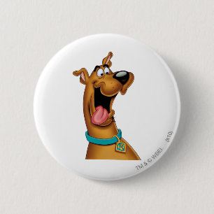Scooby-Doo Excited Face 6 Cm Round Badge