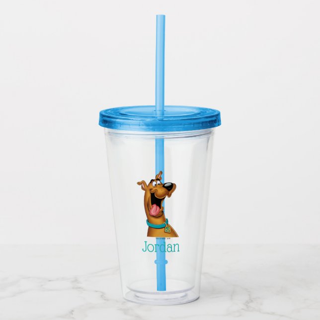 Scooby-Doo Excited Face Acrylic Tumbler (Front)