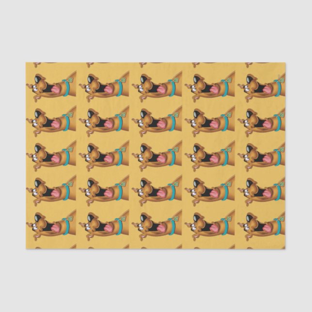 Scooby-Doo Excited Face Tissue Paper (Front)