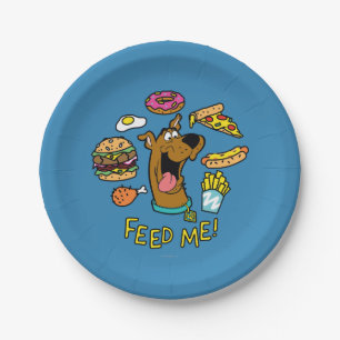 Scooby-Doo Feed Me! Paper Plate