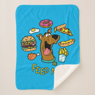 Scooby-Doo Feed Me! Sherpa Blanket