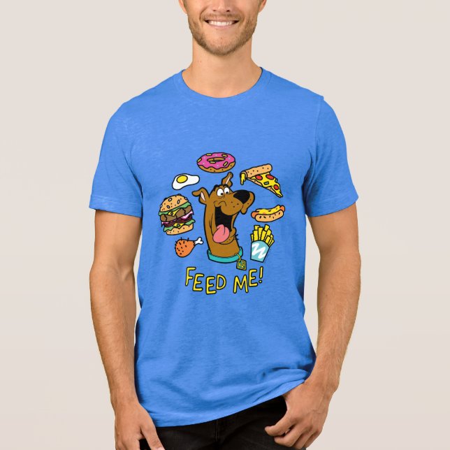 Scooby-Doo Feed Me! Tri-Blend Shirt (Front)